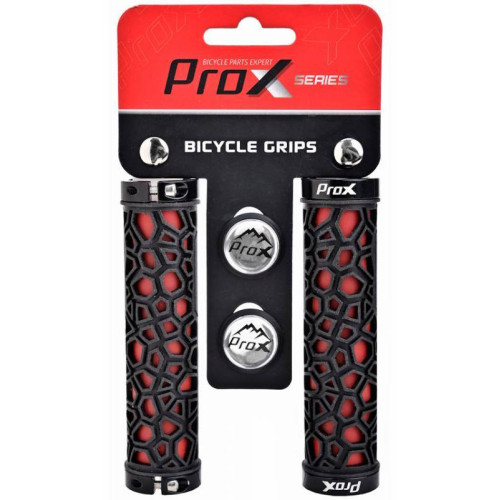 Grips ProX GP-53 130mm Lock-on red-black