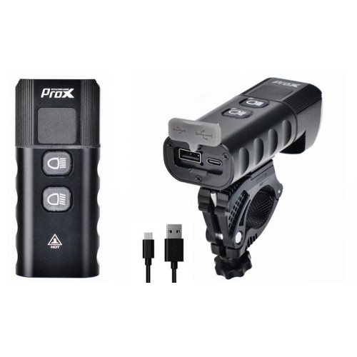 Front lamp ProX Kastor-X 1800Lm USB