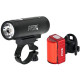 Light set ProX Spika 1100Lm + Zera S 80Lm USB