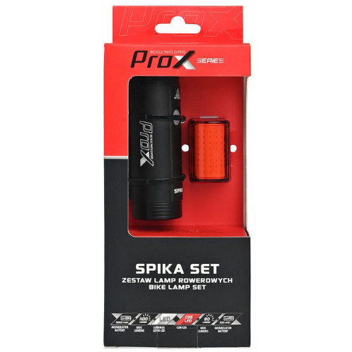 Light set ProX Spika 1100Lm + Zera S 80Lm USB