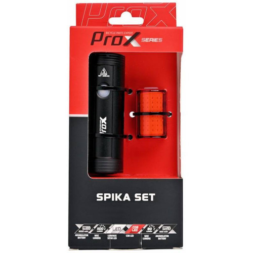 Apgaismojums komplekt ProX Spika 1100Lm + Zera S 80Lm USB
