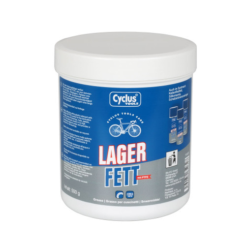 Grease Cyclus Tools White for hubs and bearings with PTFE 500g (710023)