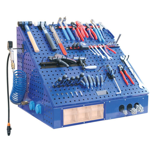 Workshop table part Cyclus Tools diagonal stand for 720640 without accessories (720644)