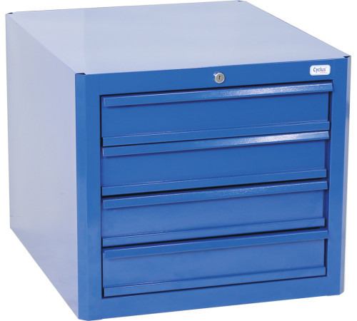 Workshop table part Cyclus Tools cabinet with 4 drawers for 720640/720641 (720645)