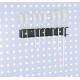 Workshop table part Cyclus Tools holder for screw drivers for perforated wall 720643 (720657)
