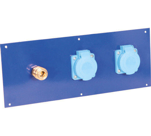 Workshop table part Cyclus Tools compressed air and power supply connection plate for diagonal stand 720644 (720664)