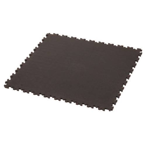 Workshop floor tile Cyclus Tools PVC 50x50x0.7cm black (730021)