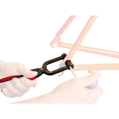 Instruments pliers Cyclus Tools Chainring“r for chainring bolts with bit D (720327)