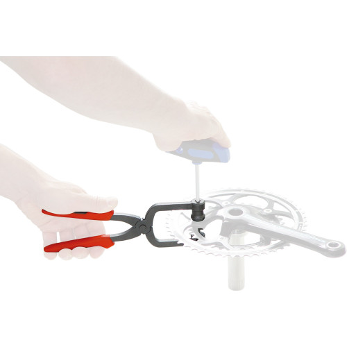 Instruments pliers Cyclus Tools Chainring“r for chainring bolts with bit D (720327)