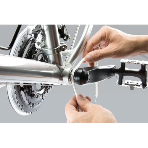 Drivetrain cleaner Finish Line Gear Floss microfiber (20 pcs.)