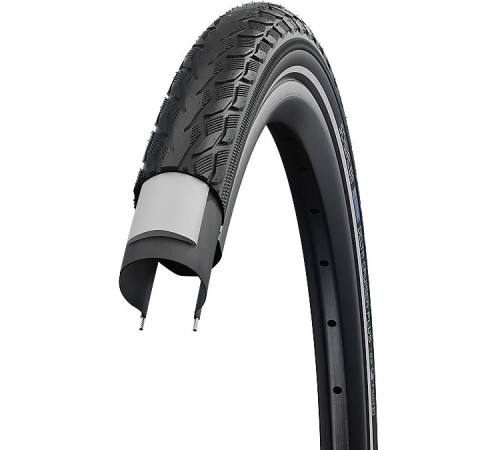 Tire 28" Schwalbe Delta Cruiser Plus HS 431 Active Wired 28-622 / 28x1.10, 700x28C Reflex