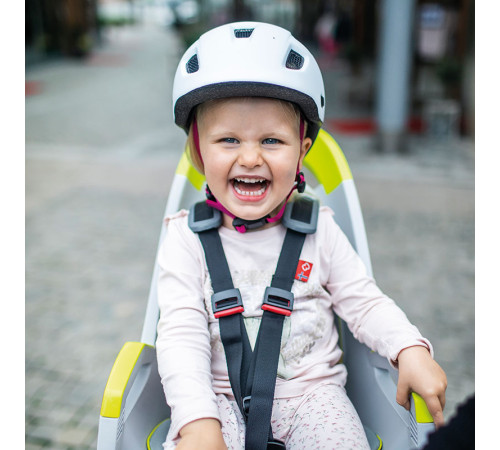 Child seat Hamax Amaze frame grey/lime recline