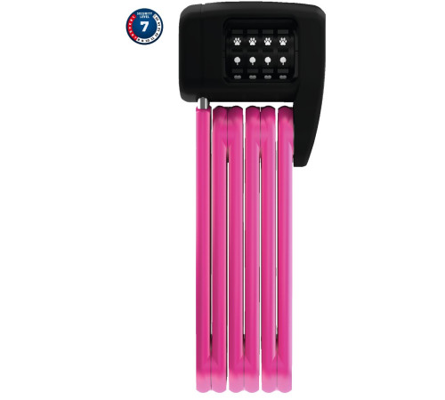 Lock Abus Bordo Combo Lite Mini 6055C/60 pink SYMBOLS