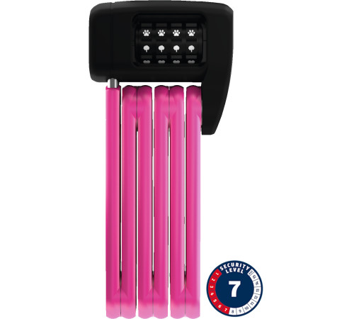 Lock Abus Bordo Combo Lite Mini 6055C/60 pink SYMBOLS
