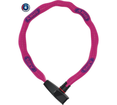 Lock Abus 6806K/85 NEON pink (square chain)