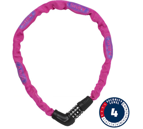 Lock Abus Steel-O-Chain 5805C/75 pink