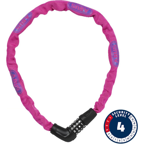 Lock Abus Steel-O-Chain 5805C/75 pink