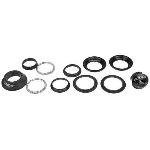 Headset Alu Semi Integrated NECO A-HEAD 1-1/8" H115MP black