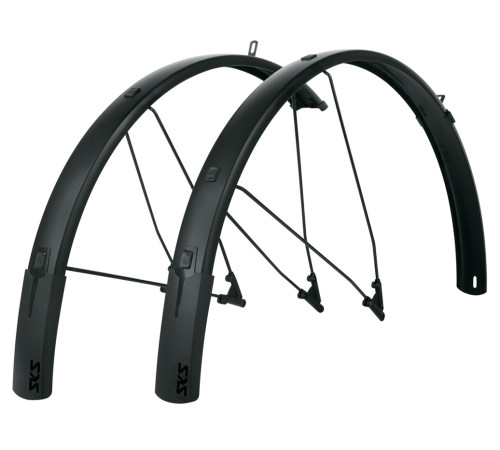 Mudguards set 28" SKS Bluemels Style 56mm black