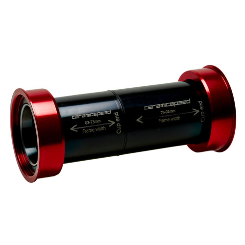 BB-set CeramicSpeed PF4630 (PF30/Bbright/PF30A/EVO386) PF30 / PF46X68, X73, X79, X86 All 30mm crank spindles red (105271)