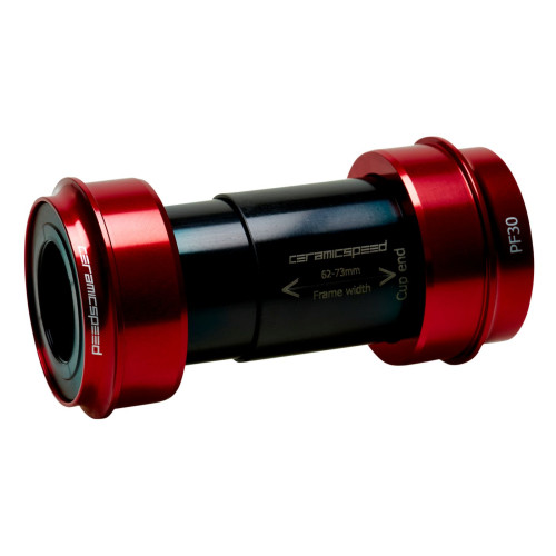 BB-set CeramicSpeed PF30A / PF46X73 for Shimano/FSA/Rotor 24mm red (104895)