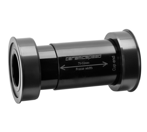 BB-set CeramicSpeed EVO386 / PF46X86 for Shimano/FSA/Rotor 24mm black (101430)