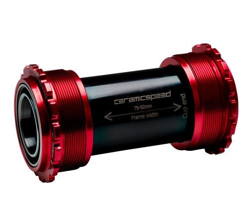 BB-set CeramicSpeed T45 Threadfit 82.5 for Campagnolo UltraTorque 25mm red (105138)