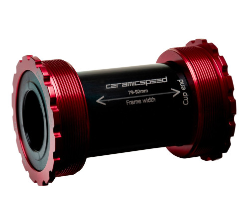 BB-set CeramicSpeed T45 Threadfit 82.5 for SRAM DUB 29 mm red (106768)