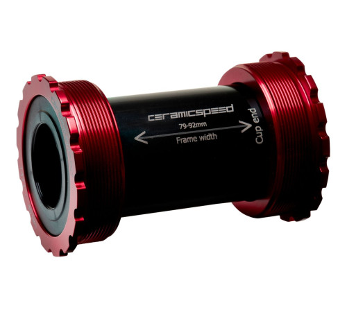 BB-set CeramicSpeed T47 / Threaded 47X86/85 for SRAM DUB 29 mm red (106770)