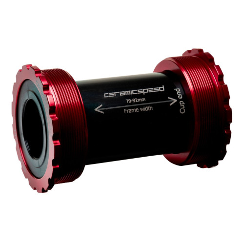 BB-set CeramicSpeed T47 / Threaded 47X86/85 for SRAM DUB 29 mm red (106770)