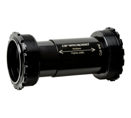 BB-set CeramicSpeed T47 / Threaded 47X86/85 for Campagnolo UltraTorque 25mm black (107828)