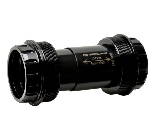 BB-set CeramicSpeed T47 / Threaded 47X68 for Campagnolo UltraTorque 25mm black (107830)