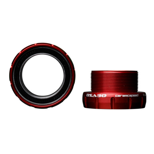 BB-set CeramicSpeed BSA30 Coated 68mm red (101318)