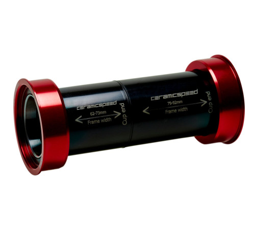 BB-set CeramicSpeed PF4630 (PF30/Bbright/PF30A/EVO386) Coated PF30 / PF46X68, X73, X79, X86 red (105272)