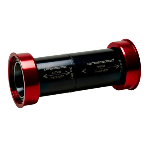 BB-set CeramicSpeed PF4630 (PF30/Bbright/PF30A/EVO386) Coated PF30 / PF46X68, X73, X79, X86 red (105272)