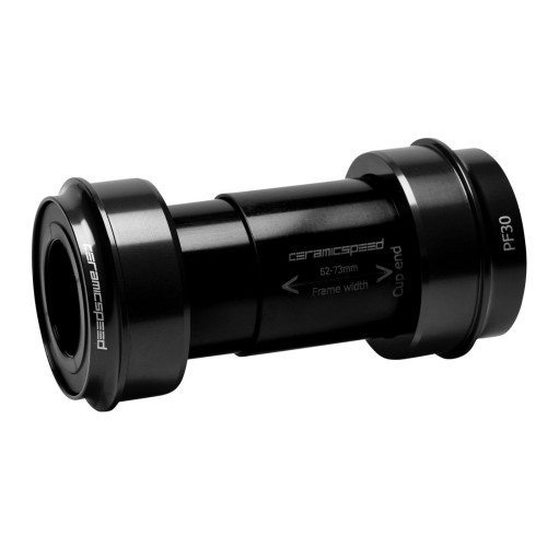 BB-set CeramicSpeed Coated PF30A / PF46X73 for Shimano/FSA/Rotor 24mm black (104900)