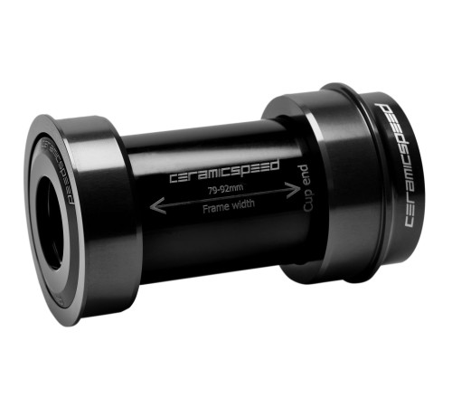 BB-set CeramicSpeed Coated BBright / PF46X79 for SRAM GXP 24 / 22,2mm black (105184)