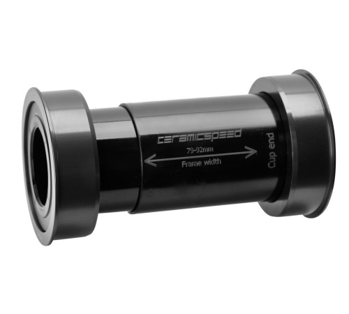 BB-set CeramicSpeed Coated EVO386 / PF46X86 for Shimano/FSA/Rotor 24mm black (101431)