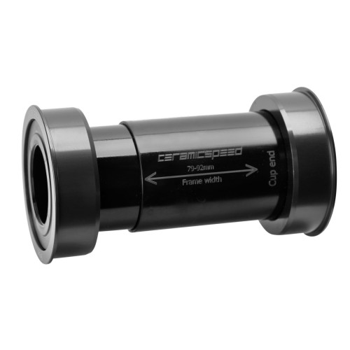 BB-set CeramicSpeed Coated EVO386 / PF46X86 for Shimano/FSA/Rotor 24mm black (101431)