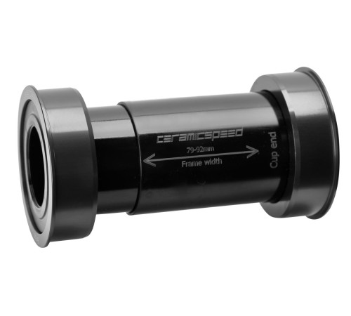 BB-set CeramicSpeed Coated EVO386 / PF46X86 for SRAM GXP 24 / 22,2mm black (101441)