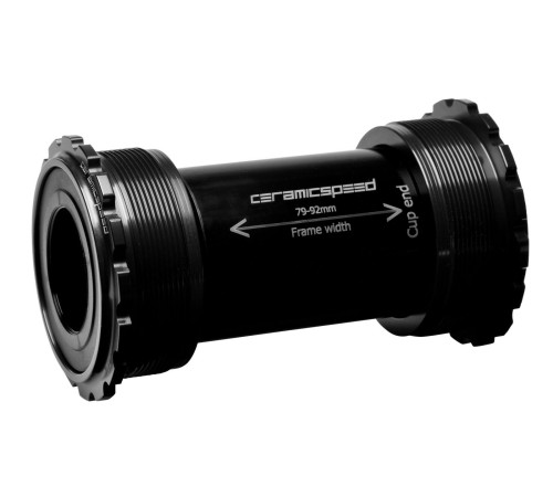 BB-set CeramicSpeed T45 Coated Threadfit 82.5 for Shimano/FSA/Rotor 24mm black (105140)