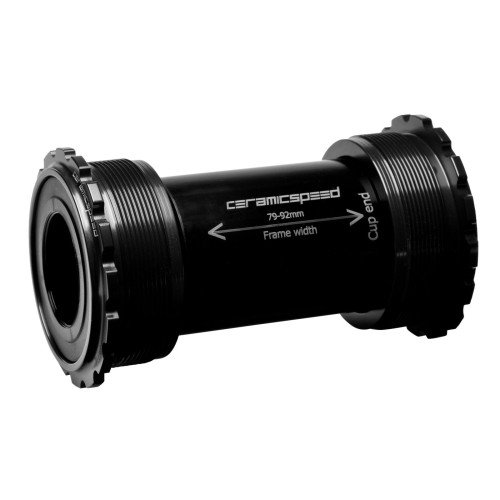 BB-set CeramicSpeed T45 Coated Threadfit 82.5 for Shimano/FSA/Rotor 24mm black (105140)