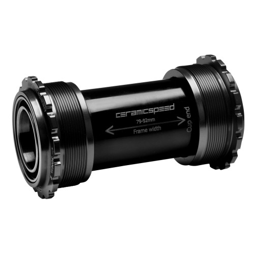 BB-set CeramicSpeed T45 Coated Threadfit 82.5 for Campagnolo UltraTorque 25mm black (105142)