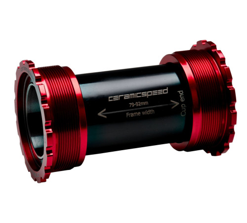 BB-set CeramicSpeed T45 Coated Threadfit 82.5 red (105147)
