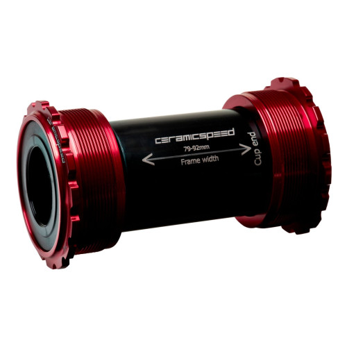 BB-set CeramicSpeed T45 Coated Threadfit 82.5 for SRAM DUB 29 mm red (106787)