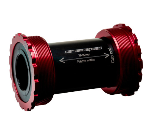 BB-set CeramicSpeed Coated T47 / Threaded 47X86/85 for SRAM DUB 29 mm red (106789)