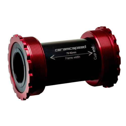 BB-set CeramicSpeed Coated T47 / Threaded 47X86/85 for SRAM DUB 29 mm red (106789)