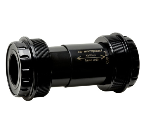 BB-set CeramicSpeed Coated T47 / Threaded 47X68 for Shimano/FSA/Rotor 24mm black (107833)