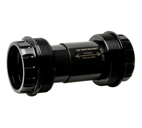 BB-set CeramicSpeed Coated T47 / Threaded 47X68 for Campagnolo UltraTorque 25mm black (107831)