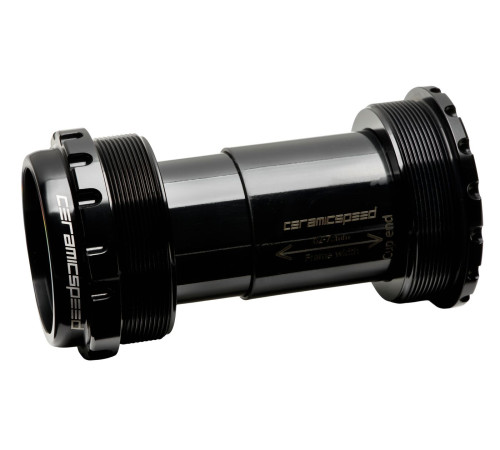 BB-set CeramicSpeed Coated T47a / Threaded 47X77 for Campagnolo UltraTorque 25mm black (109654)